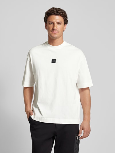 ARMANI EXCHANGE Oversized T-shirt met labelbadge Wit - 4