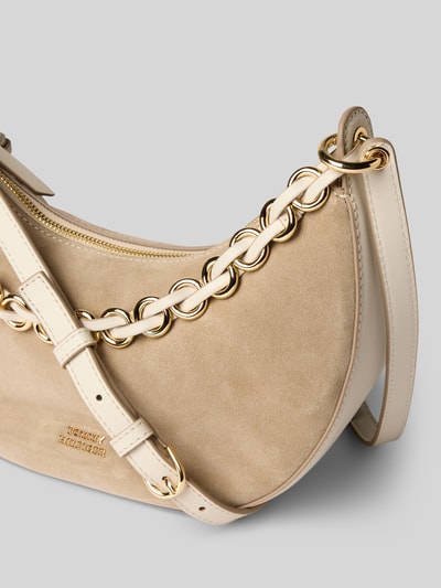Tommy Hilfiger Torba na ramię z naturalnej skóry bydlęcej Beżowy 3