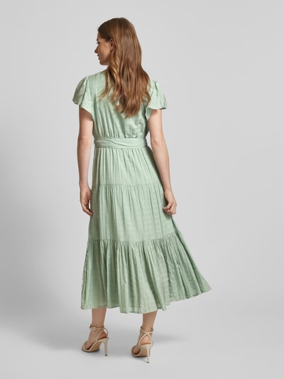 Lauren Ralph Lauren Midi-jurk in laagjeslook, model 'TILFERRE' Mintgroen - 5