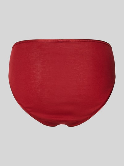 Hanro Slim fit slip van puur katoen, model 'Midi' Rood - 3