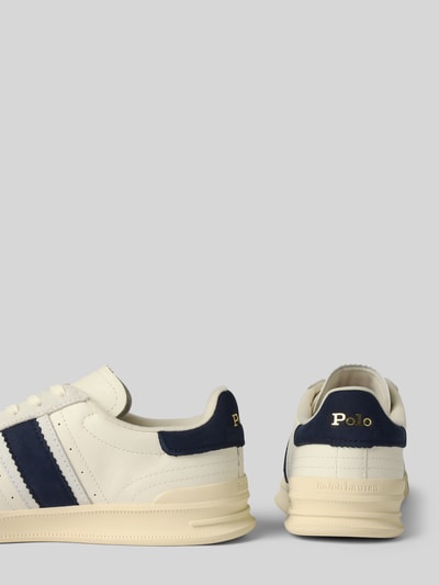 Polo Ralph Lauren Leren sneakers met labeldetails, model 'Aera' Wit - 2