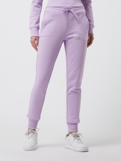 Versace Jeans Couture Sweatbroek met logoprint  Paars - 4