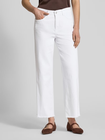 MAC Wide fit jeans-culotte van katoenmix model 'DREAM' Wit - 4