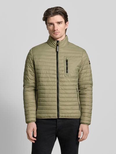 camel active Kurtka pikowana ze stójką Khaki 4