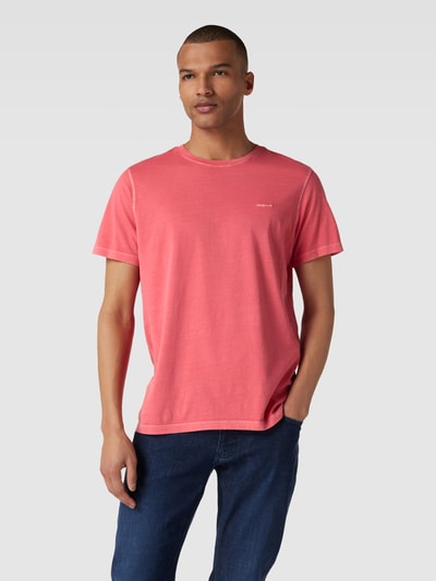 Gant T-Shirt mit Label-Stitching Pink 4