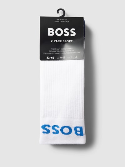 BOSS Socken mit Label-Detail im 2er-Pack Weiss 3