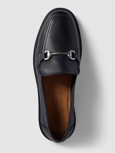 Marc O'Polo Penny-Loafer mit Schaftbrücke in metallic Modell 'Silke' Black 3