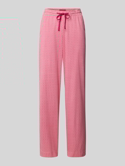Christian Berg Woman Pyjama-Hose mit elastischem Bund und Tunnelzug Altrosa 1