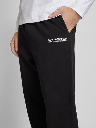 Karl Lagerfeld Sweatpants mit elastischem Bund Black 3