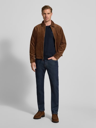 Polo Ralph Lauren Sweter z dzianiny z wyhaftowanym logo Granatowy melanż 1