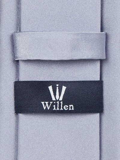 Willen Krawatte aus Seide (7 cm) Jeansblau 2