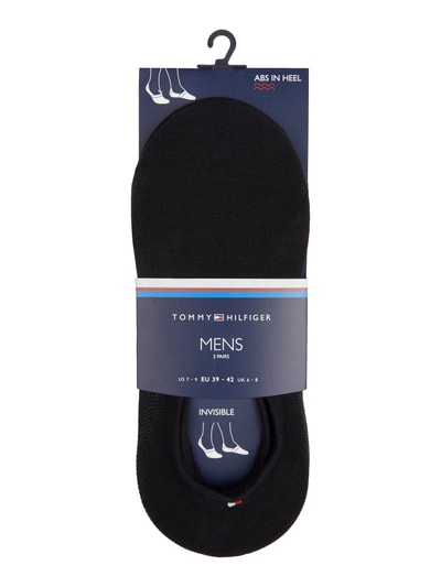 Tommy Hilfiger Sneakersocken mit Label-Detail im 2er-Pack Black 2