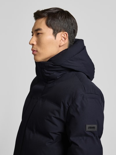 Cinque Steppmantel mit Kapuze Marine 3