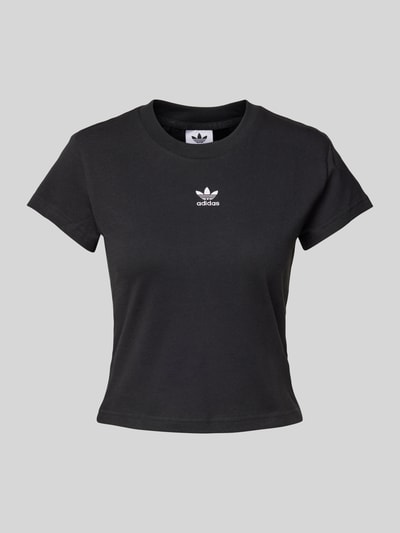 adidas Originals T-Shirt mit Label-Stitching Black 2