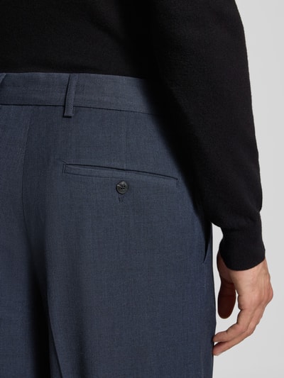 Scotch & Soda Straight Fit Stoffhose mit Bügelfalten Dunkelblau 3