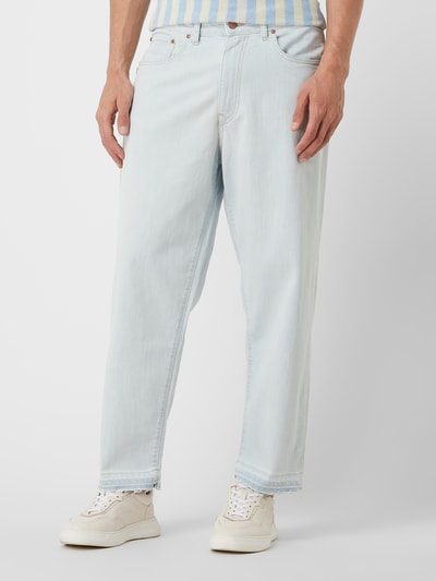 DANIELE ALESSANDRINI Relaxed Fit Jeans aus Baumwolle Modell 'Matteo' Jeansblau 4
