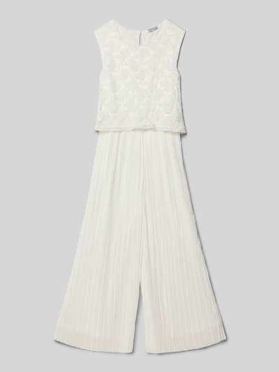 Happy Girls Jumpsuit mit Rundhalsausschnitt Ecru 1