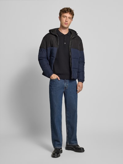 Jack & Jones Steppjacke mit Reißverschluss Modell 'MAZE' Marine 1