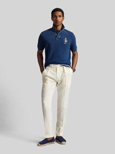 Polo Ralph Lauren Regular Fit Poloshirt mit Polo-Bear-Details Jeansblau 1