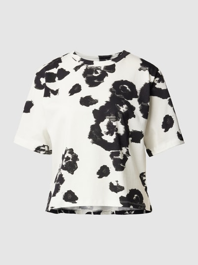 JAKE*S STUDIO WOMAN T-shirt met all-over motief Offwhite - 2