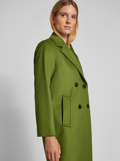 Weekend Max Mara Lange jas met reverskraag, model 'ZUM' Groen - 3