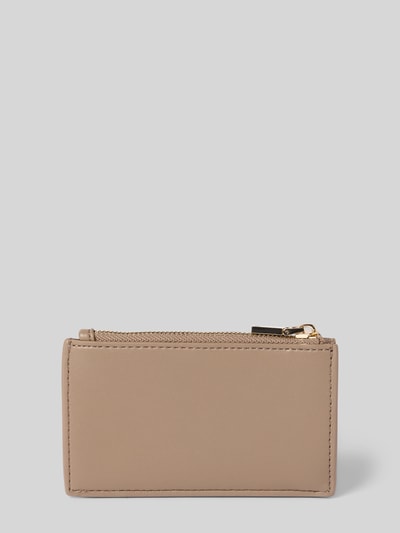 BOSS Portemonnee in leerlook, model 'B_ICON' Taupe - 2