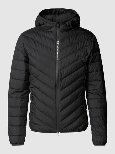 EA7 Emporio Armani Light-Daunenjacke mit Kapuze  Black 2