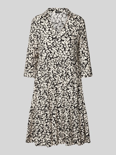 OPUS Knielange jurk in laagjeslook, model 'Walari'  - 2