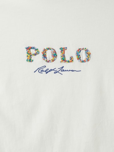 Polo Ralph Lauren T-Shirt mit Logo-Stickerei Offwhite 2