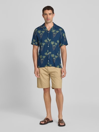 Tommy Hilfiger Regular Fit Freizeithemd aus Modal Blau 1