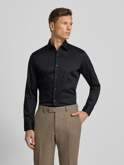 BOSS Regular Fit Businesshemd aus reiner Baumwolle Modell 'JOE' Black 4