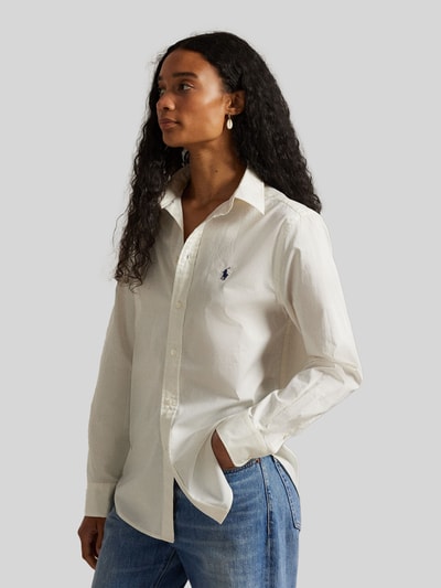 Polo Ralph Lauren Hemdbluse mit durchgehender Knopfleiste Beige 5