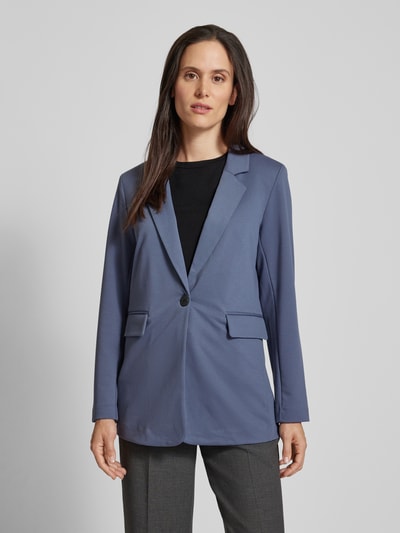 FREE/QUENT Blazer met reverskraag, model 'Nanni' Blauw - 4