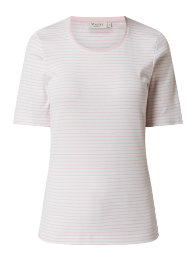 MAERZ Muenchen T-Shirt mit Streifenmuster  Flieder 2