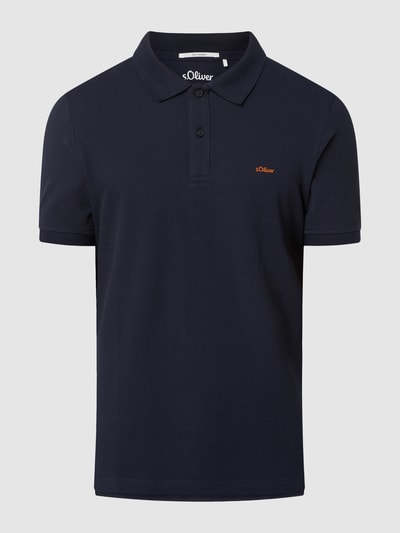 s.Oliver RED LABEL Regular Fit Poloshirt aus Piqué  Marine 2