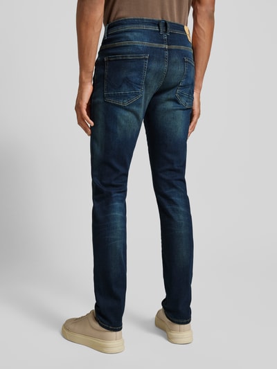 Petrol Slim Fit Jeans im 5-Pocket-Design Jeansblau 5