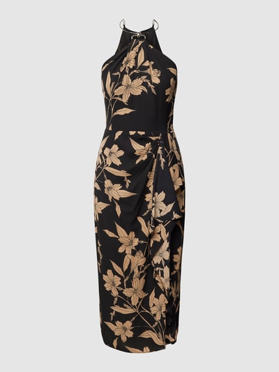 Lauren Ralph Lauren Midi-jurk met bloemenmotief, model 'CALHANIS' Zwart - 2