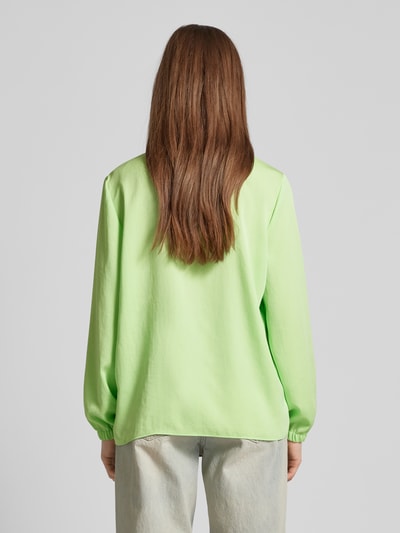 Marc Cain Bluse mit V-Ausschnitt Neon Gruen 5