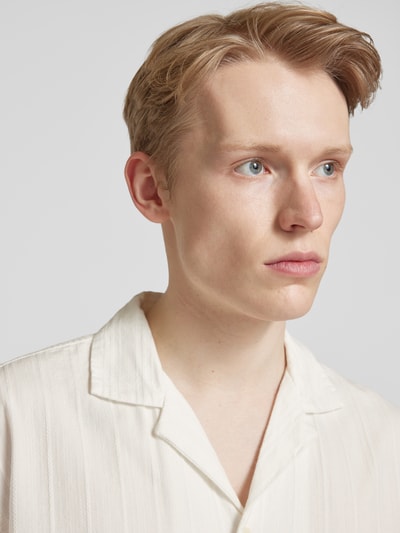 REVIEW Regular fit vrijetijdsoverhemd met reverskraag Offwhite - 3