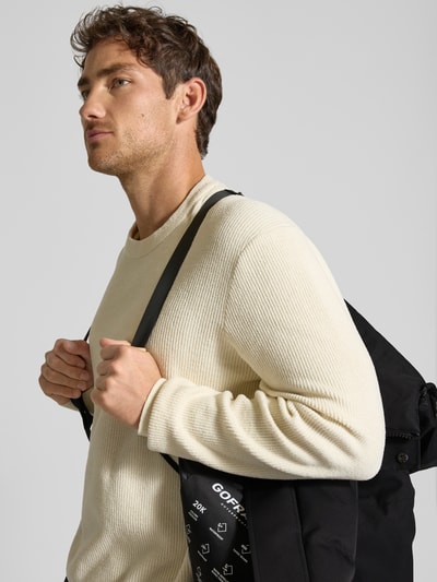 GOFRANCK Kurtka pikowana z zamkiem błyskawicznym dwustronnym model ‘Climate’ Czarny 3