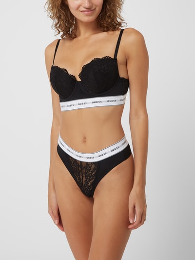 Guess String aus Mikrofaser Modell 'Belle' Black 1