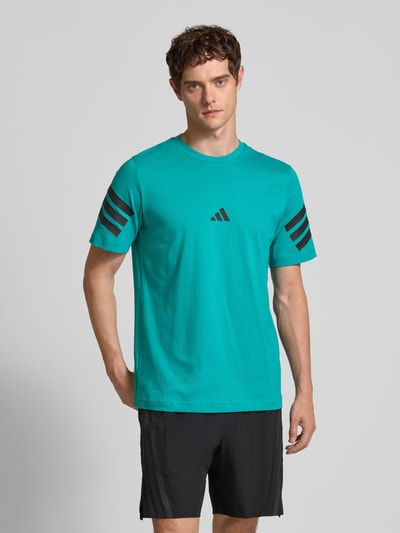 adidas Sportswear Regular Fit T-Shirt mit Logo und Rundhalsausschnitt Lind 4