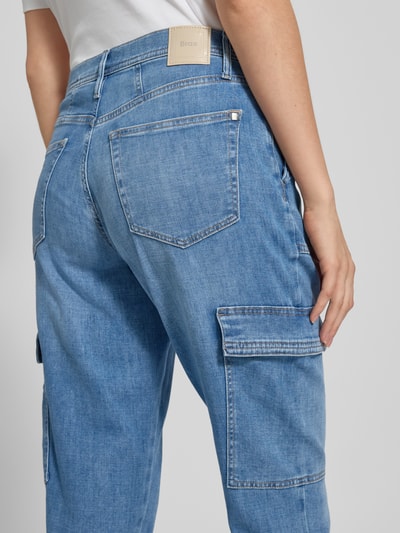 Brax Jeans met cargozakken, model 'MILEY' Lichtblauw - 3