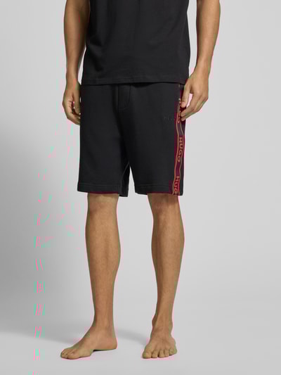 HUGO Shorts mit elastischem Bund Modell 'LIAM' Black 4