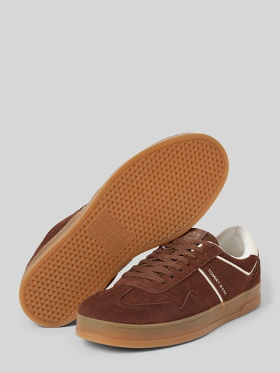 Tommy Jeans Sneaker aus Leder Modell 'THE GREENWICH SUEDE' Dunkelbraun 4