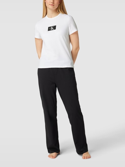 Calvin Klein Underwear T-Shirt mit Label-Print Weiss 1