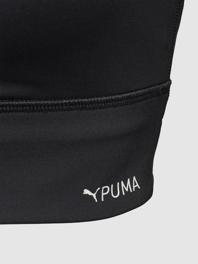 PUMA PERFORMANCE Biustonosz typu bralette z wiązaniem na szyi Czarny 2