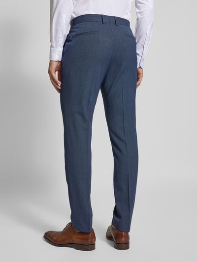 BOSS Slim Fit Anzughose mit Schurwolle Modell 'GENIUS' Marine 5