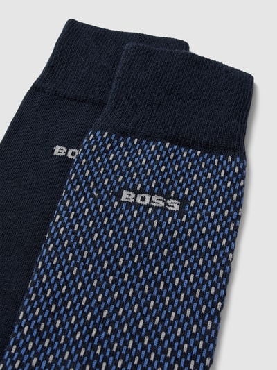 BOSS Socken mit Label-Detail im 2er-Pack Blau 2