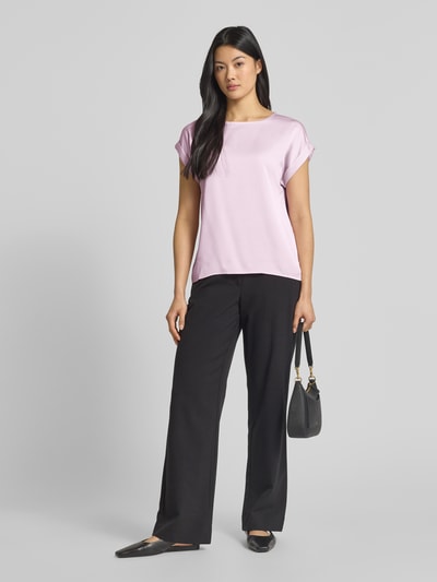 Vila Regular Fit Blusenshirt mit Kappärmeln Modell 'ELLETTE' Rosa 1